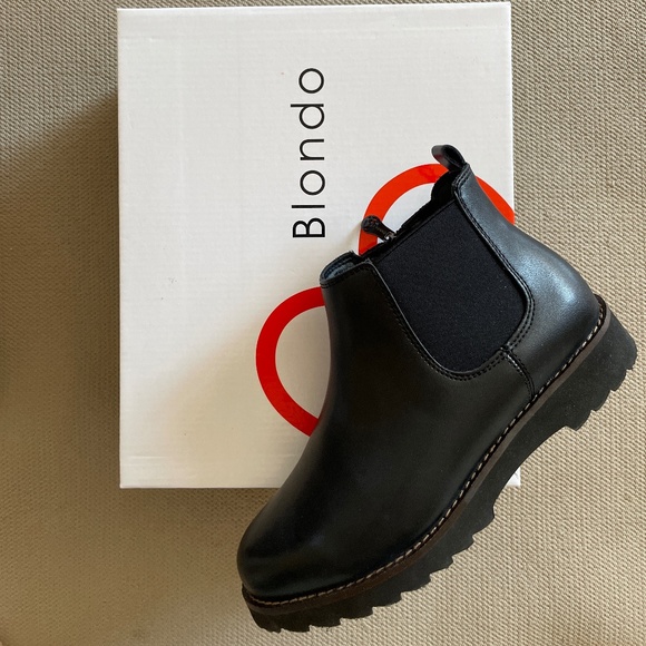 Blondo Rio Waterproof Leather Chelsea Boots Black - Picture 3 of 7